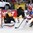 COLOGNE, GERMANY - MAY 8: Russia's Sergei Plotnikov #16 with a scoring chance against Germany's Thomas Greiss #1 while Denis Reul #2 and Gerrit Fauser #43 look on during preliminary round action at the 2017 IIHF Ice Hockey World Championship. (Photo by Andre Ringuette/HHOF-IIHF Images)

